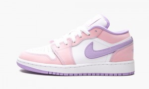 Nike Air Jordan 1 Low SE GS 'Arctic Punch' Skor Barn Vita Rosa | 268-PNWHOR