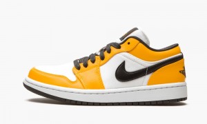 Nike Air Jordan 1 Low SE 'Laser Orange' Skor Dam Vita Orange Svarta | 798-MYKLXF