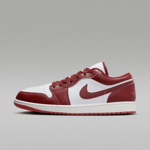 Nike Air Jordan 1 Low SE Skor Herr Vita Röda | 025-CSWIKZ