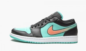 Nike Air Jordan 1 Low SE 'Tropical Twist' Skor Herr Gröna Svarta | 923-EUGLDV