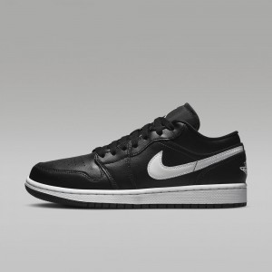 Nike Air Jordan 1 Low Skor Herr Svarta | 053-KSOFRC