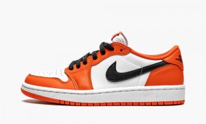 Nike Air Jordan 1 Low 'Starfish' Skor Dam Vita Svarta Orange | 415-ZJFXCU