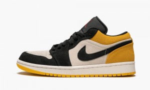 Nike Air Jordan 1 Low 'University Gold' Skor Herr Röda Guld Svarta | 069-LTYHDN