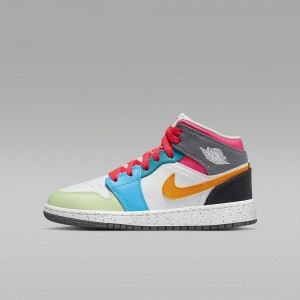 Nike Air Jordan 1 MID SE Skor Barn Olika Färger | 732-OMYWUP