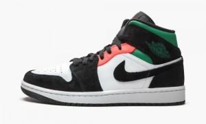 Nike Air Jordan 1 Mid SE 'South Beach' Skor Herr Vita Svarta | 309-PTKQDG