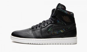 Nike Air Jordan 1 RET High NOUV BHM 'BHM' Skor Herr Vita Svarta Gröna | 506-NOVEIW