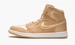 Nike Air Jordan 1 RET High 'Season of Her - Ice Peach' Skor Dam Korall Vita Metal Guld | 738-TEVBFP