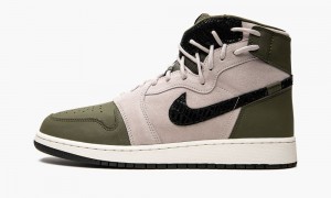 Nike Air Jordan 1 Rebel XX 'Olive Canvas' Skor Dam Olivgröna | 604-QGEJHY