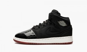 Nike Air Jordan 1 Retro GS 'Bred 11' Skor Barn Svarta Röda Vita | 182-DZGMCV