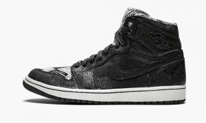 Nike Air Jordan 1 Retro High 'Black History Month' Skor Herr Svarta Vita | 521-QAEWJU