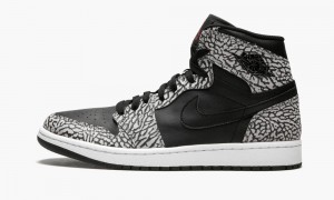 Nike Air Jordan 1 Retro High 'Elephant Print' Skor Herr Svarta Röda | 104-TNZFYW