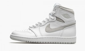 Nike Air Jordan 1 Retro High 'Neutrala Grey' Skor Herr Vita Grå | 764-NBZIJR