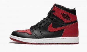 Nike Air Jordan 1 Retro High OG 'Banned / Bred' Skor Herr Svarta Röda | 217-XLJWRK