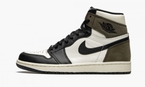 Nike Air Jordan 1 Retro High OG 'Dark Mocha' Skor Herr Mörkbeige Svarta | 942-WYUTKC