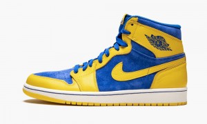 Nike Air Jordan 1 Retro High OG 'Laney' Skor Herr Kungsblått Vita | 143-TEQWIY