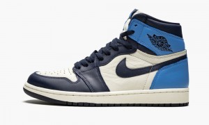 Nike Air Jordan 1 Retro High OG 'Obsidian/University Blue' Skor Herr Obsidian Blå | 932-RCZQXP