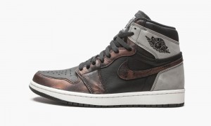 Nike Air Jordan 1 Retro High OG 'Patina / Rust Shadow' Skor Herr Svarta Grå | 893-YDKOTS