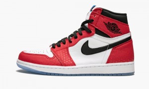 Nike Air Jordan 1 Retro High OG 'Spider-Man: Origin Story' Skor Herr Röda Svarta Vita Blå | 413-ZQNUIC