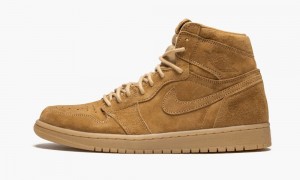 Nike Air Jordan 1 Retro High OG 'Wheat' Skor Herr Guld | 347-RFKMEI