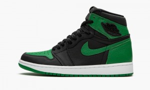 Nike Air Jordan 1 Retro High 'Pine Green 2.0' Skor Herr Svarta Vita Mörkgröna Röda | 123-XPQBUT