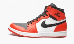 Nike Air Jordan 1 Retro High Skor Herr Orange Svarta | 752-SIGWUR