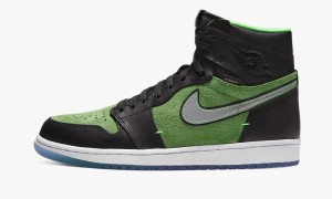 Nike Air Jordan 1 Retro High Zoom 'Zen Green' Skor Herr Gröna Svarta | 527-RVKMQY