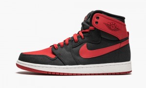 Nike Air Jordan 1 Retro KO HI Skor Herr Svarta Röda Vita | 798-VEMDCX