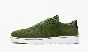 Nike Air Jordan 1 Retro Low NS HC 'Legion Green' Skor Barn Gröna Röda Bruna | 326-ZHDTSB