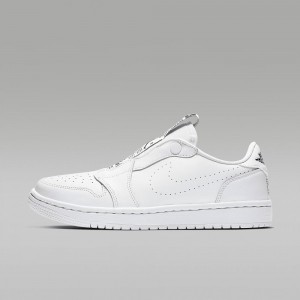 Nike Air Jordan 1 Retro Low Slip Skor Dam Vita | 509-KAOXLE