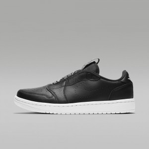 Nike Air Jordan 1 Retro Low Slip Skor Dam Svarta | 241-QYTCPL