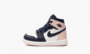 Nike Air Jordan 1 Retro OG TD 'Bubble Gum' Skor Barn Vita Svarta Rosa | 390-BKYTJN