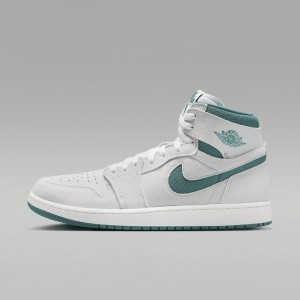 Nike Air Jordan 1 Zoom CMFT 2 Skor Herr Vita Gröna | 019-WDKTSL