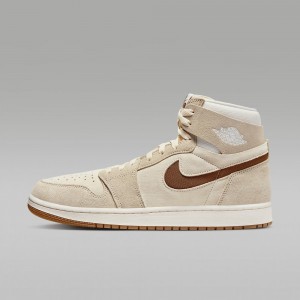 Nike Air Jordan 1 Zoom CMFT 2 Skor Herr Bruna Khaki Kaffe | 265-WTBLHI