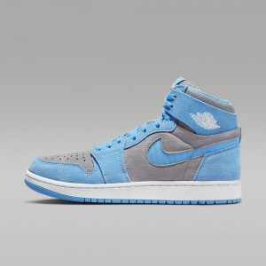 Nike Air Jordan 1 Zoom CMFT 2 Skor Herr Grå Blå Vita | 976-WDARQH