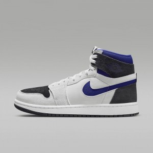 Nike Air Jordan 1 Zoom CMFT 2 Skor Herr Svarta Blå Vita | 526-WGBDJT