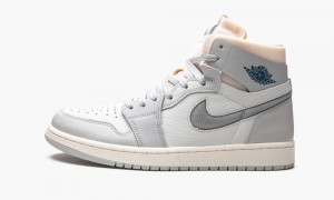 Nike Air Jordan 1 Zoom CMFT 'London' Skor Herr Grå Vita | 795-DJQHBP