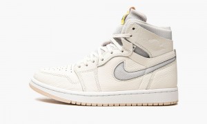 Nike Air Jordan 1 Zoom CMFT 'Pearl White' Skor Dam Vita | 402-FEZSIT