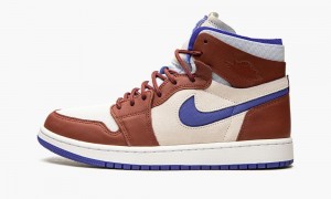 Nike Air Jordan 1 Zoom CMFT 'Redstone' Skor Dam Kungsblått | 719-QIBPEY