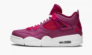 Nike Air Jordan 4 Retro (GS) 'Valentine’s Day - True Berry' Skor Barn Rosa | 165-YFWXOL