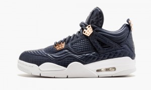 Nike Air Jordan 4 Retro Premium 'Obsidian' Skor Herr Obsidian | 092-ZMFLYU