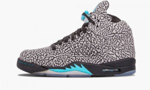 Nike Air Jordan 5 3Lab5 'Elephant Print' Skor Herr Grå Blå Svarta | 937-KGUJLM