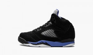 Nike Air Jordan 5 PS 'Racer Blue' Skor Barn Svarta Blå | 128-FSEWQL