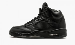 Nike Air Jordan 5 Retro Prem Skor Herr Svarta | 136-VMKISW