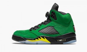 Nike Air Jordan 5 Retro SE 'Oregon' Skor Herr Gröna Svarta Gula | 068-AZYPCW