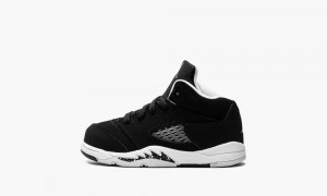 Nike Air Jordan 5 Retro TD 'Oreo 2021' Skor Barn Svarta Vita | 674-MZSWYN