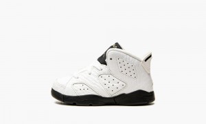 Nike Air Jordan 6 Premium 'MOTORSPORT' Skor Barn Vita Svarta | 397-YZBRSX