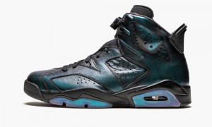 Nike Air Jordan 6 Retro AS 'All Star Game / Chameleon' Skor Herr Svarta Vita | 793-IZPQHX