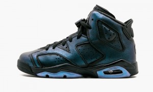 Nike Air Jordan 6 Retro AS BG 'All-Star - Chameleon' Skor Barn Svarta Vita | 605-VAKBIX