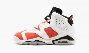 Nike Air Jordan 6 Retro BG 'Gatorade' Skor Barn Vita Orange Svarta | 723-WOHRPD