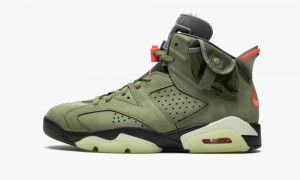 Nike Air Jordan 6 Retro 'Cactus Jack - Travis Scott' Skor Herr Olivgröna Svarta | 893-AKSMXH